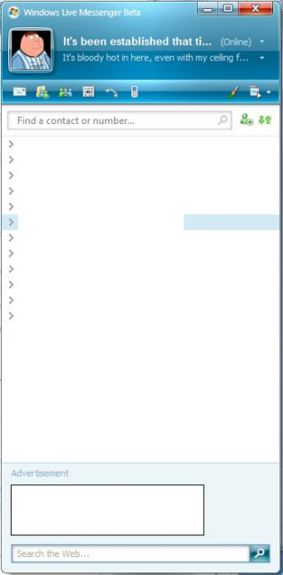Immagine di Windows Live Messenger 8.5